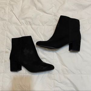 Brand new black booties sz 10